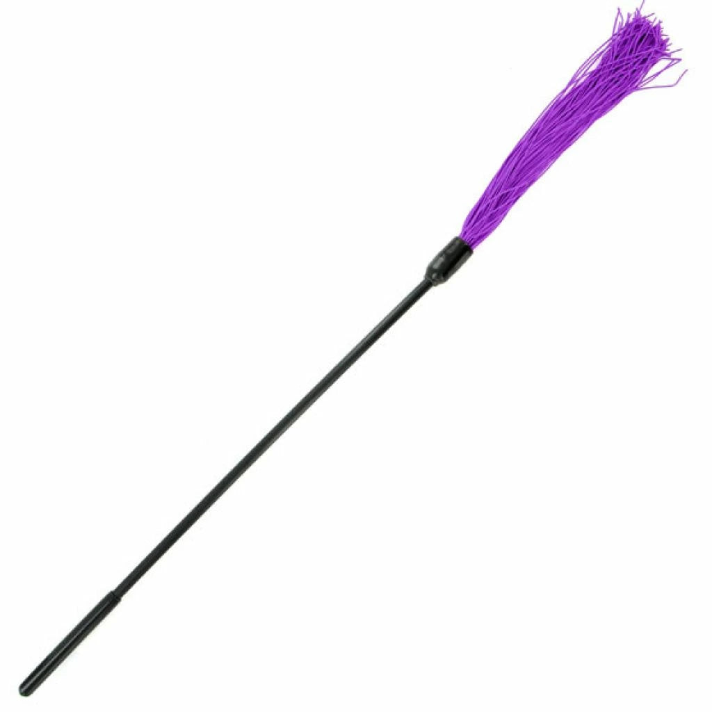 Rubber Tickler Whip - S&M Rubber Tickler Purple
