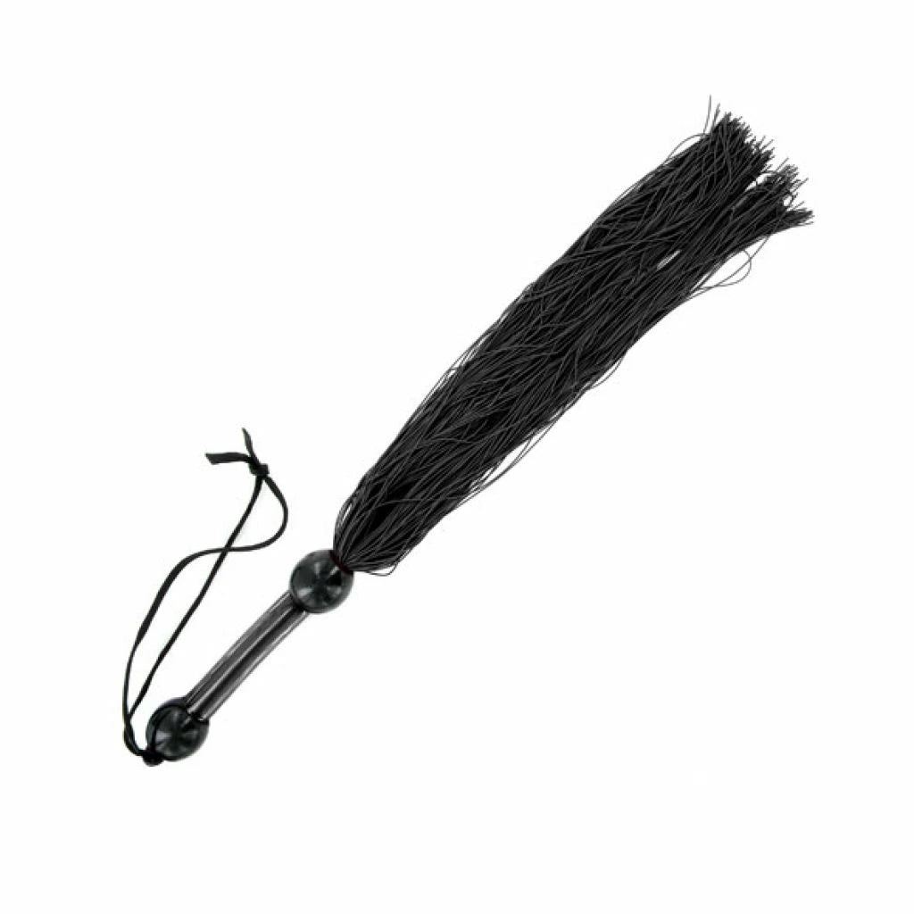Medium Rubber Whip - S&M Medium Rubber Whip Black