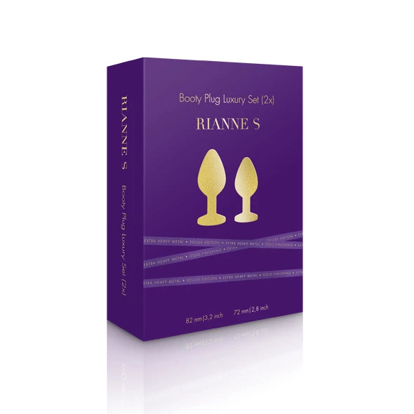 Anal Plug Set - Rianne S Booty Plug Luxury Set 2x Gold