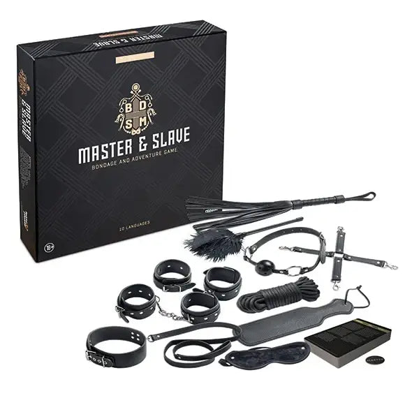 Gra erotyczna z akcesoriami - Master & Slave Edition Deluxe