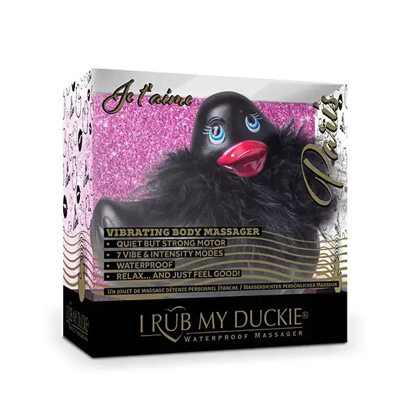 Masażer I Rub My Duckie 2.0 Black – Elegancja i relaks w jednym!