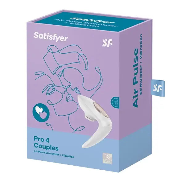 Masażer powietrzny dla par - Satisfyer Pro 4 Couples | Intymne Doznania