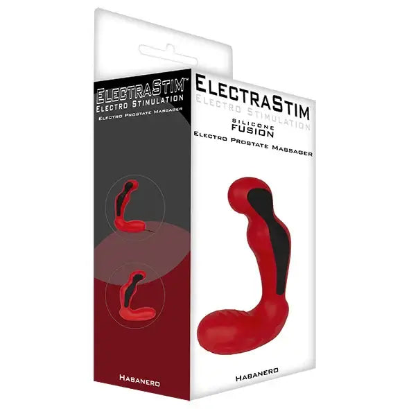 Prostate Massager - ElectraStim Silicone Fusion Habanero Prostate Massager