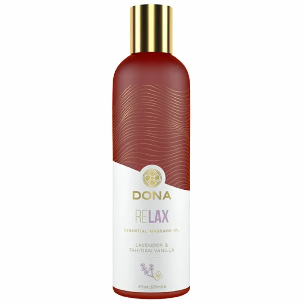 Massage Oil - Dona Massage Oil Relax Lavender & Tahitian Vanilla 120 ml