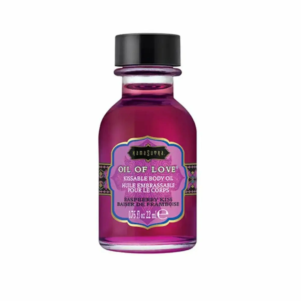 Stimulating oil - Kama Sutra Oil of Love Raspberry Kiss 22 ml