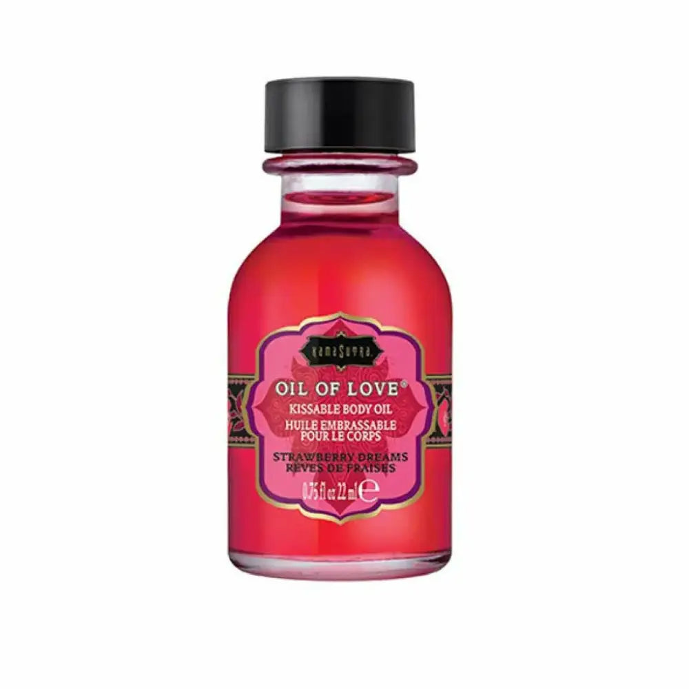 Stimulating oil - Kama Sutra Oil of Love Strawberry Dreams 22 ml