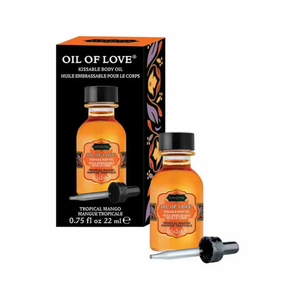Stimulating oil - Kama Sutra Oil of Love Tropical Mango 22 ml