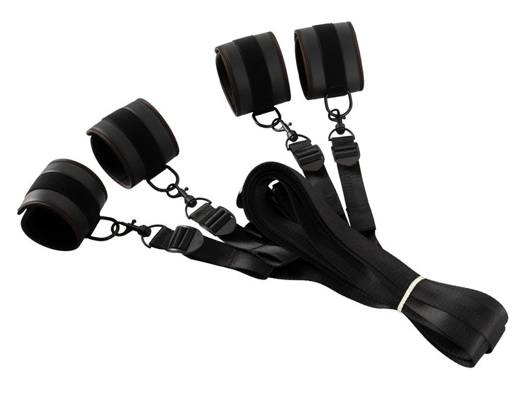 Vegan Fetish - Bdsm Bed Set Straps And Cuffs