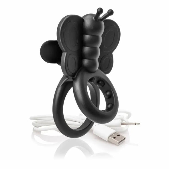 Vibrating Ring - The Screaming O Charged Monarch Black