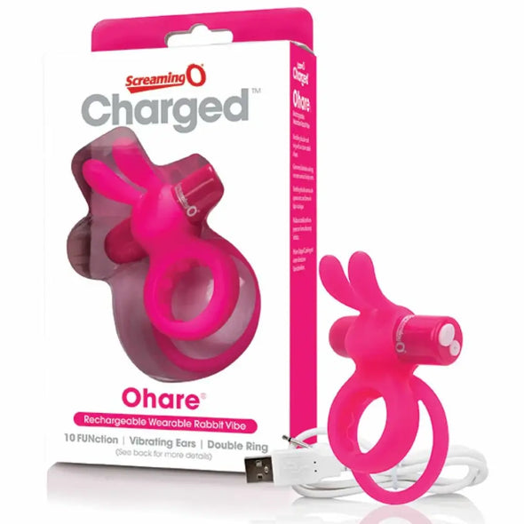Vibrating Ring - The Screaming O Charged O'Hare Pink