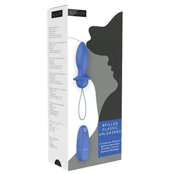 Vibrating anal plug - B Swish bfilled Classic Denim