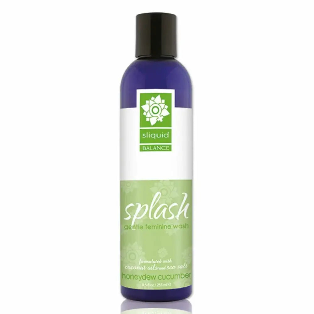 Intimate hygiene fluid - Sliquid Balance Splash Honeydew Cucumber 255 ml