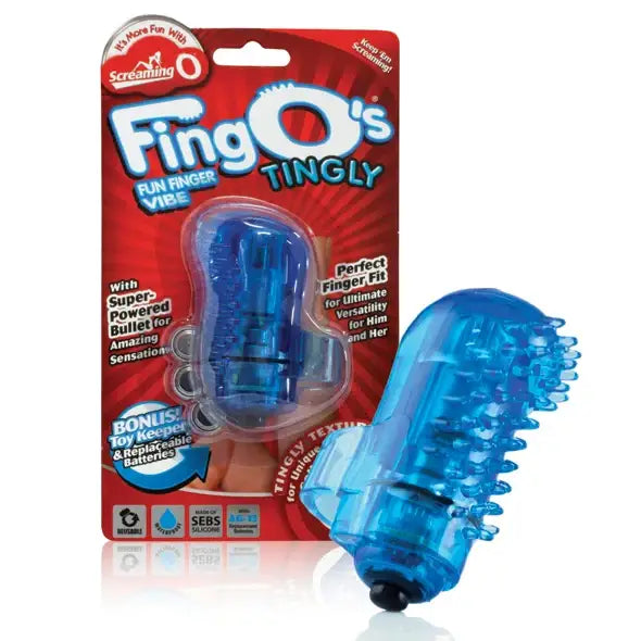 Finger vibrator - The Screaming O The FingO Tingly Blue