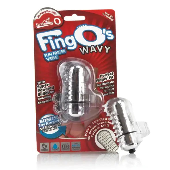 Finger vibrator - The Screaming O The FingO Wavy Clear