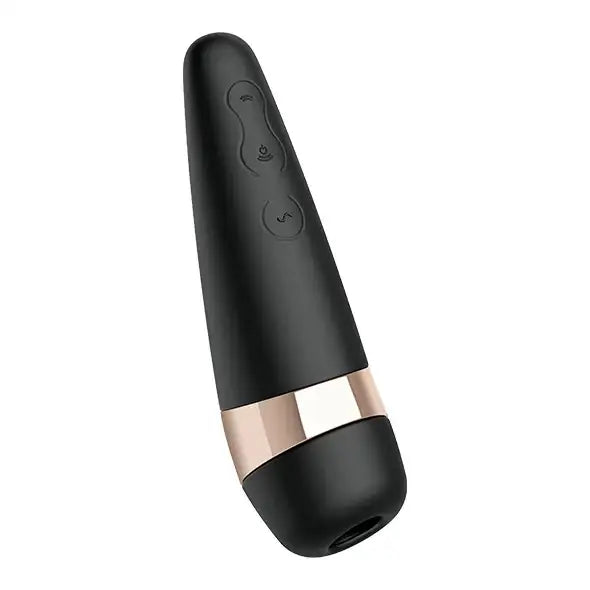 Czarny Wibrator z masażerem powietrznym - Satisfyer Pro 3 Vibration