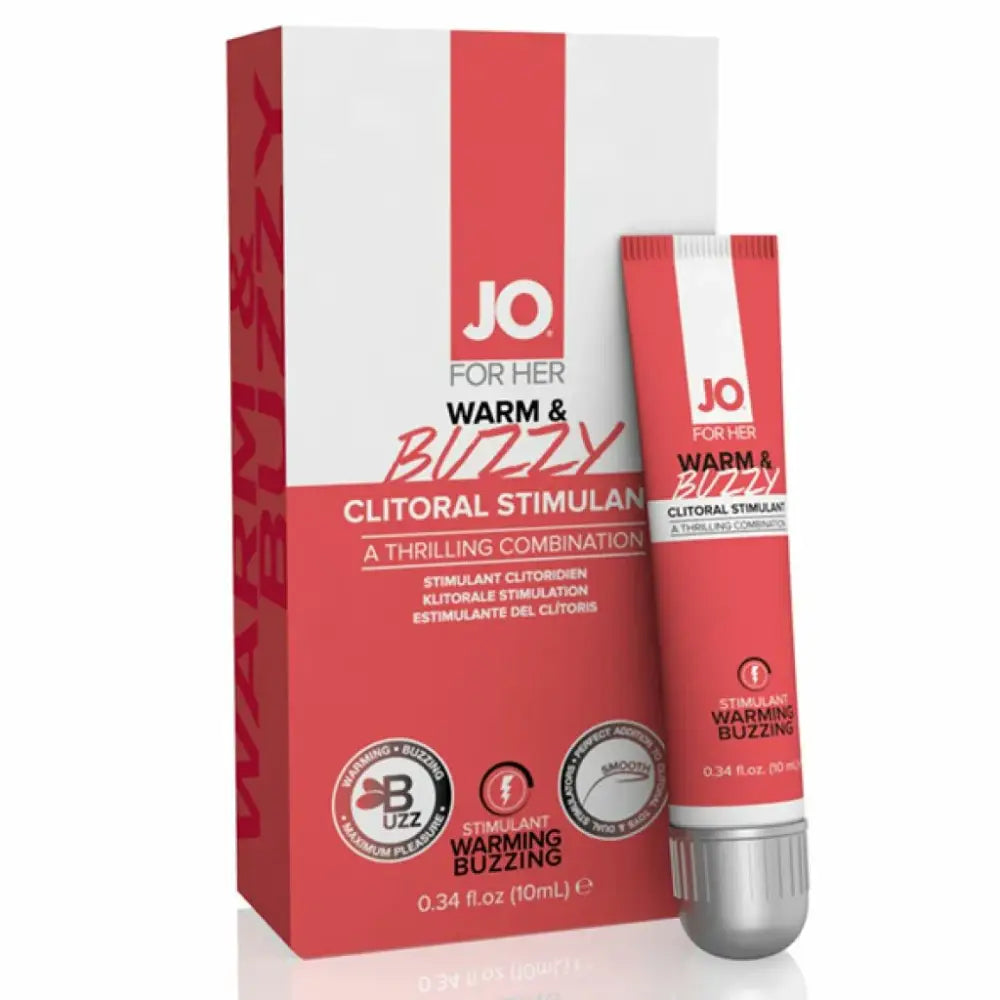 Stimulating gel - System JO Clitoral Stimulant Warm & Buzzy 10 ml