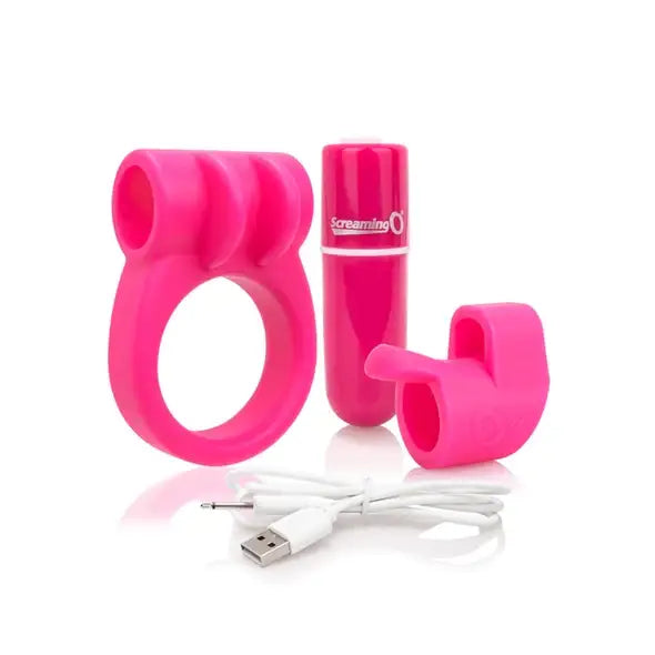 Accessory Kit - The Screaming O Charged CombO Kit #1 Pink