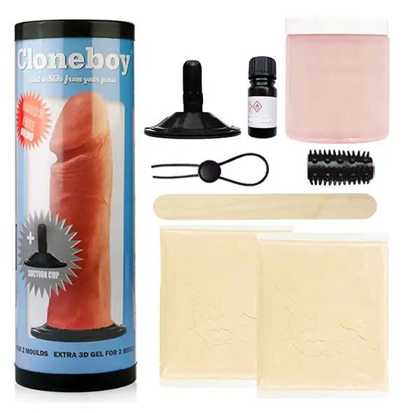 Zestaw do klonowania penisa z przyssawką - Cloneboy Dildo Pink