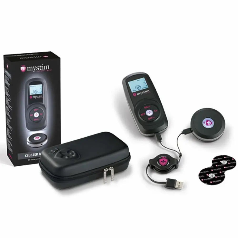 estaw sterujący bezprzewodowo - Mystim Cluster Buster eStim Starterkit