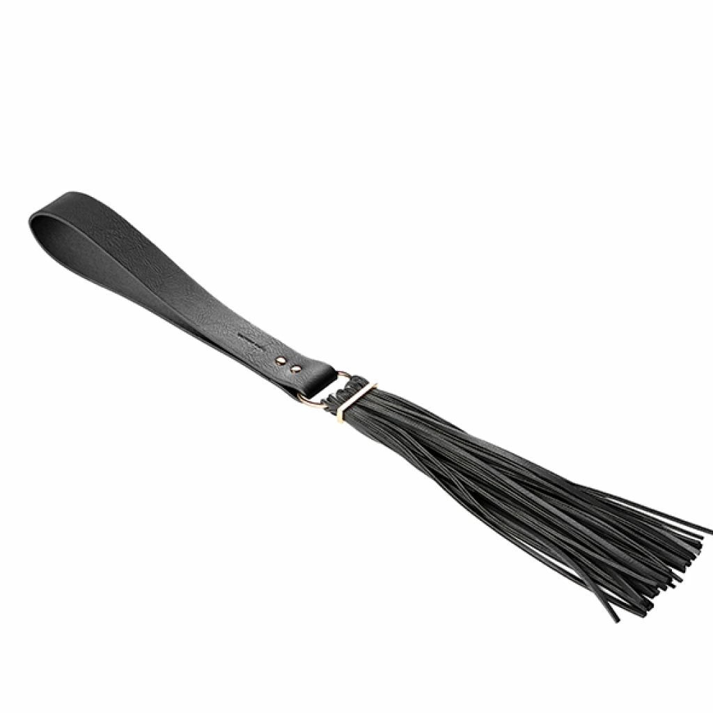 Whip - Bijoux Indiscrets Maze Tassel Flogger Black 