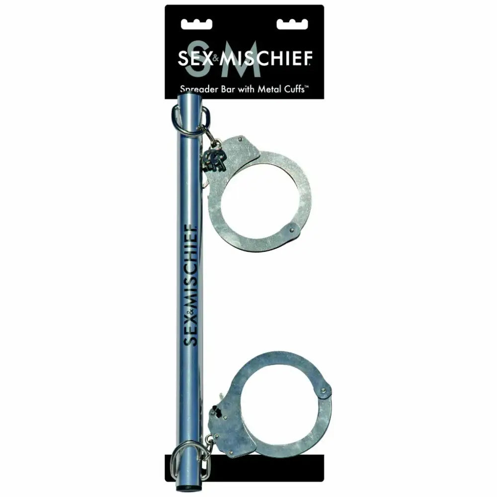 Spreader Bar - S&amp;M Spreader Bar with Metal Cuffs