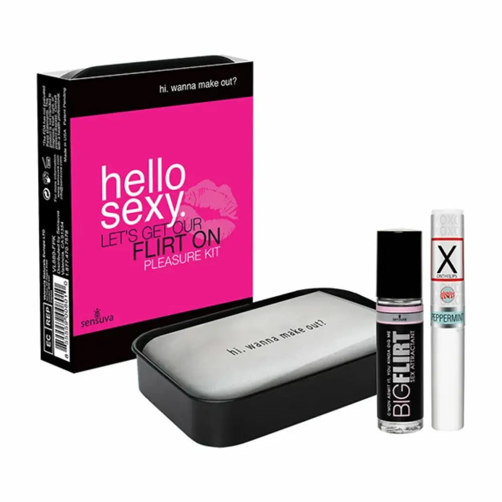 Pheromones and stimulating balm - Sensuva Hello Sexy Pleasure Kit