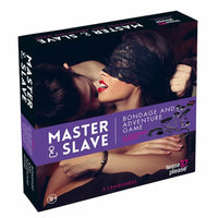 Zestaw BDSM dla par - Bondage Game Master & Slave w kolorze fioletowym