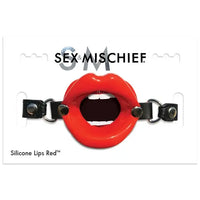 Knebel S&M Silicone Lips Red – Stylowy Knebel BDSM