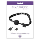 Knebel Locking Lace Silicone – Bezpieczeństwo i Styl BDSM