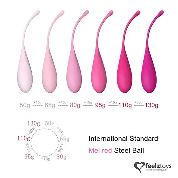 Kegel balls - FeelzToys FemmeFit Set 6 pcs