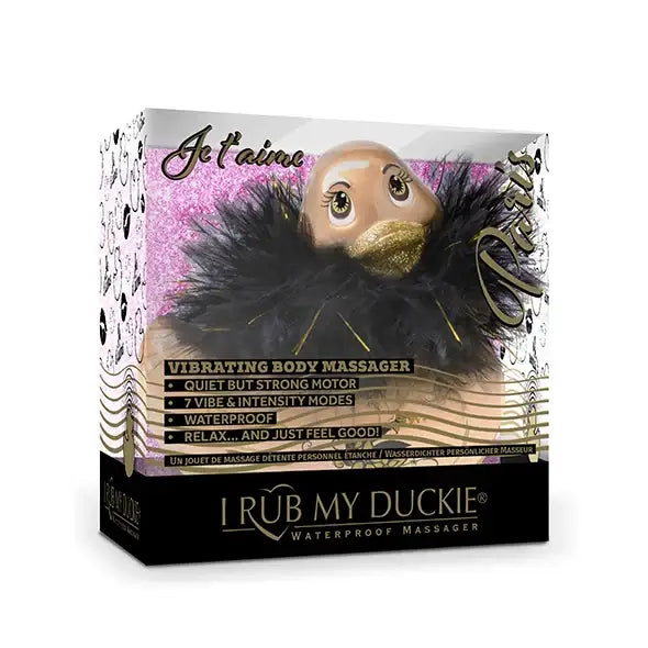 Masażer I Rub My Duckie 2.0 Gold - Luksusowy relaks z humorem!