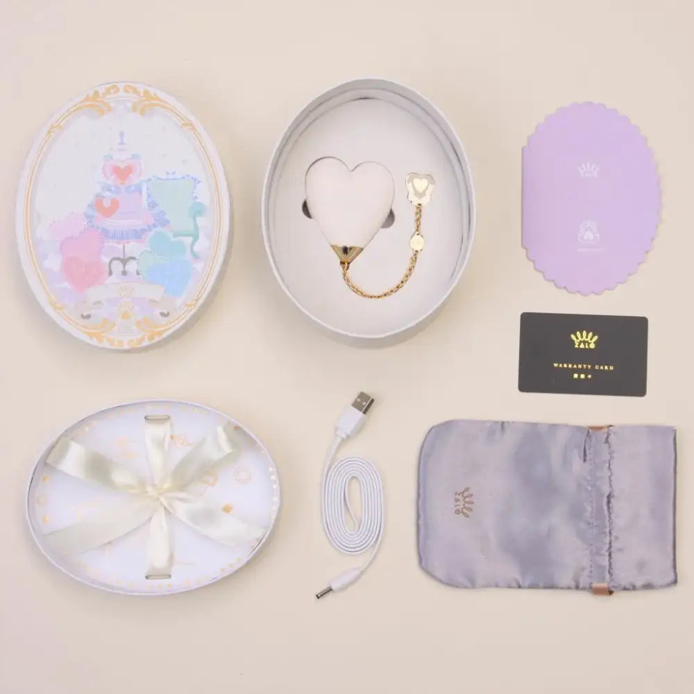 Zalo Baby Heart White – Masażer w eleganckim kolorze wanilii!