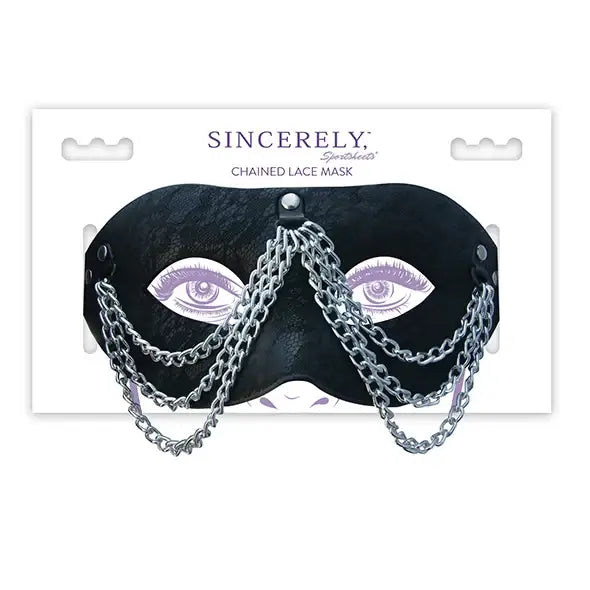 Eye Mask - Sportsheets Sincerely Chained Lace Mask