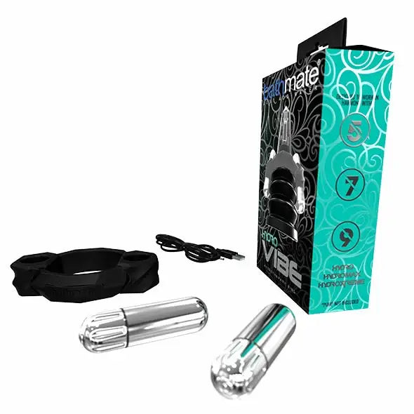 Vibrating pump attachment - Bathmate HydroVibe Hydrotherapy Ring Black