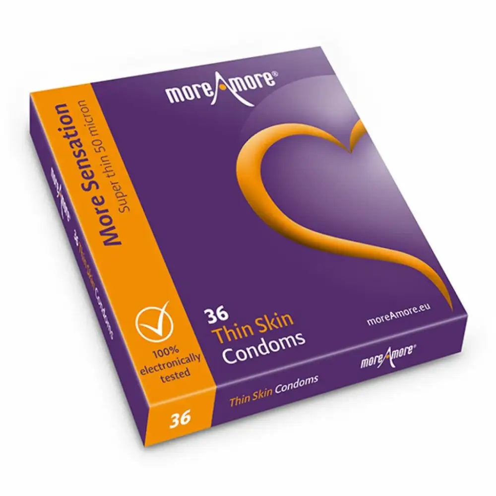 Thin condoms - MoreAmore Thin Skin 36 pcs