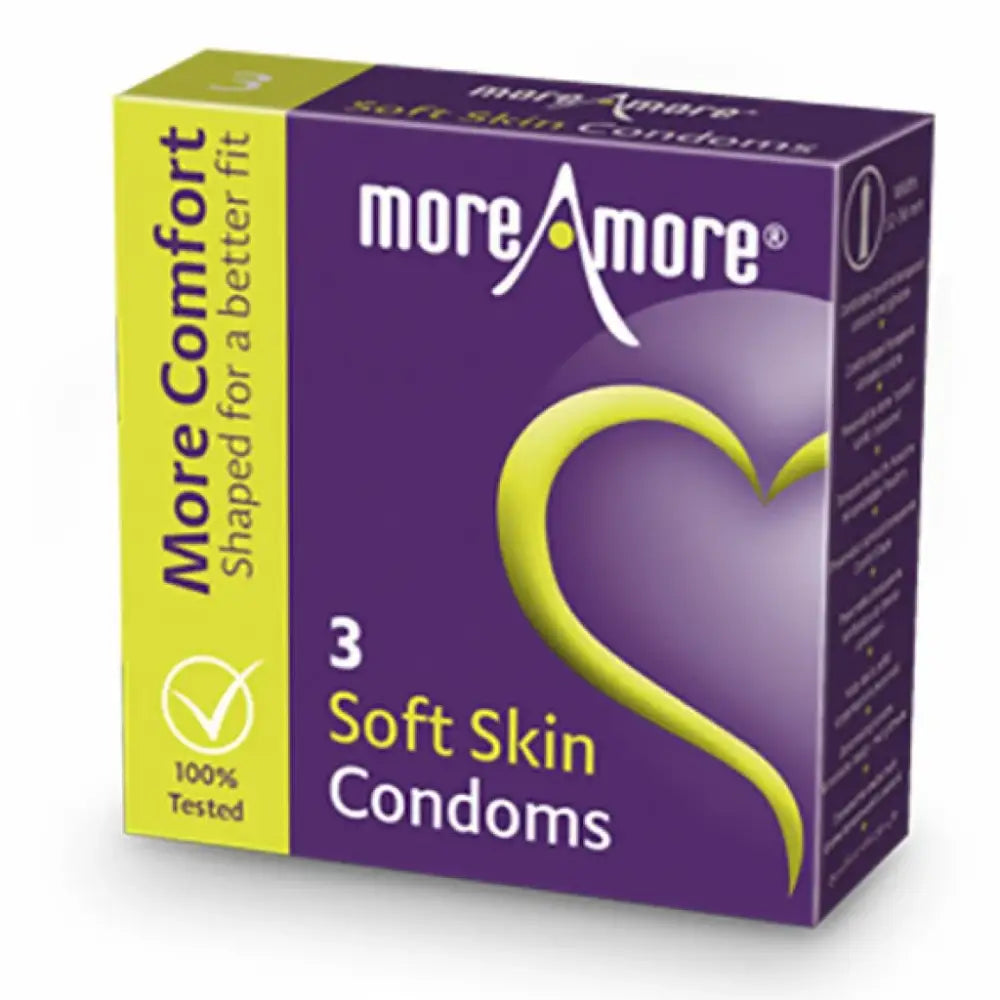 Condoms - MoreAmore Soft Skin 3 pcs