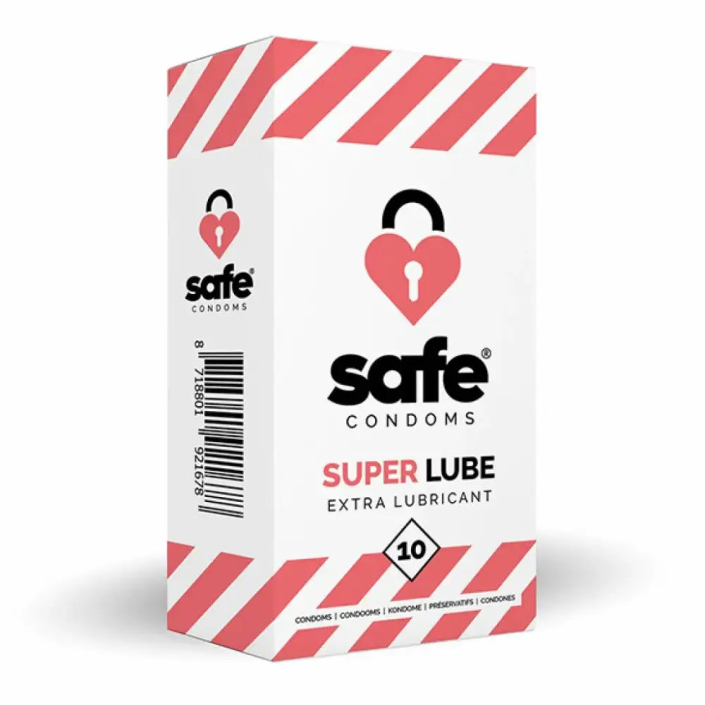 Lubricated condoms - Safe Super Lube 10 pcs