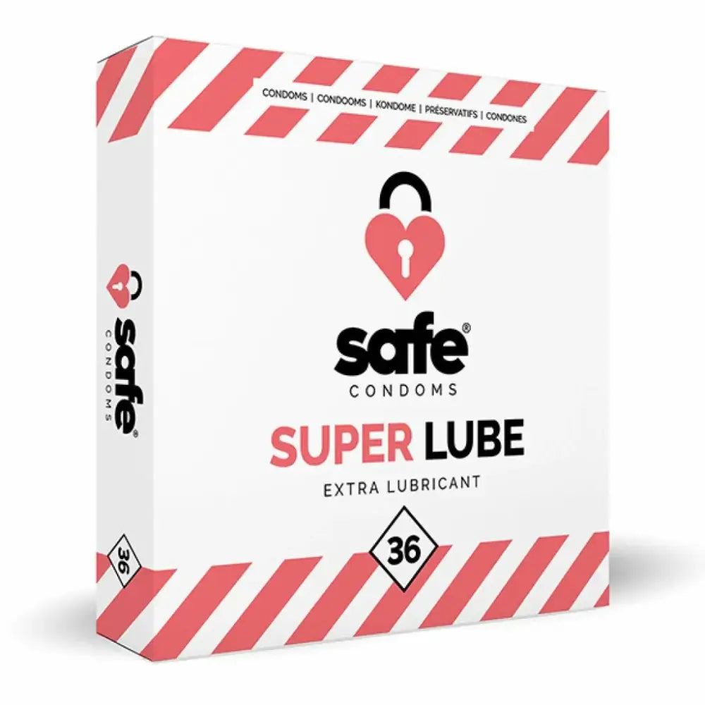 Lubricated condoms - Safe Super Lube 36 pcs