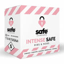 Prezerwatywy stymulujące - Safe Intense Safe 5 szt