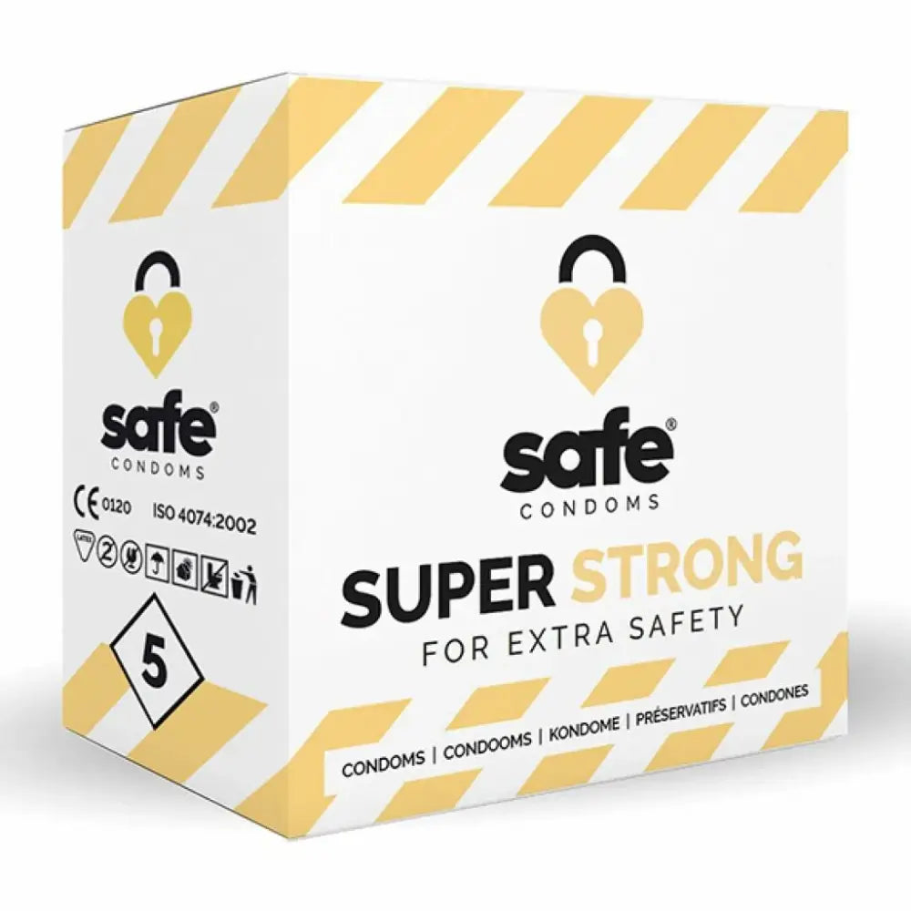 Reinforced condoms - Safe Super Strong 5 pcs