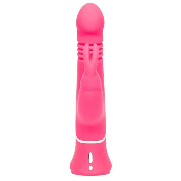 Pulse vibrator - Happy Rabbit Thrusting Realistic Vibrator Pink