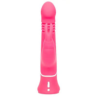Pulsowibrator - Happy Rabbit Thrusting Realistic Vibrator Pink