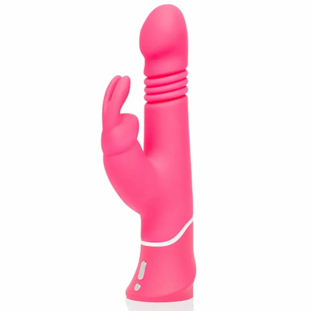 Pulse vibrator - Happy Rabbit Thrusting Realistic Vibrator Pink