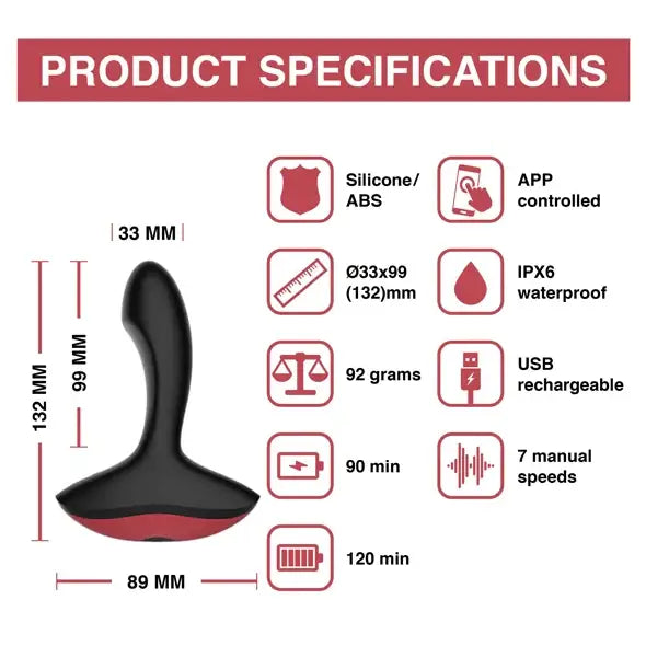 Vibrating Prostate Massager - Magic Motion Solstice