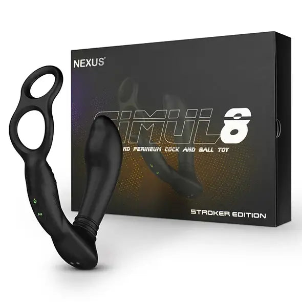 Vibrating Prostate Massager with Ring - Nexus Simul8 Stroker Edition