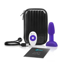 B-Vibe Rimming Petite Purple - Zdalny Korek Analny z Rotacją!