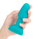 B-Vibe Rimming Petite Teal - Stylowy Korek Analny z Rotacją!